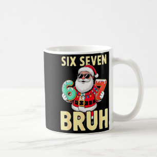 Bruh 67 Christmas Six Seven Meme Santa Boys 6 7 Ch Coffee Mug