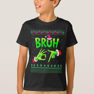 Bruh 67 Christmas Ugly Sweater Six Seven Meme 6 7