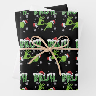 Bruh 67 Six Seven 6 7 Meme Christmas Funny Gen Wrapping Paper Sheets