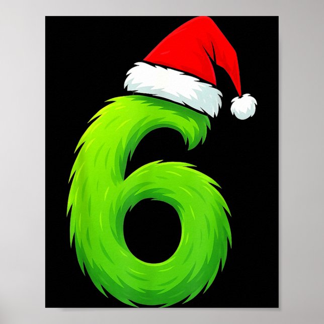 Bruh 67 Six Seven 6 7 Meme Christmas Funny  Poster (Front)