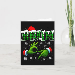 Bruh 67 Six Seven 6 7 Shirts Funny Meme Christmas Card