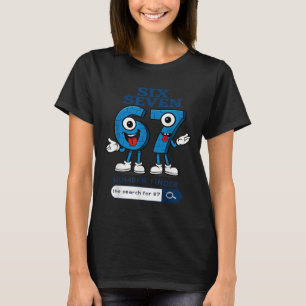 Bruh 67 Six Seven 6-7 Talian Brainrot Meme For Kid T-Shirt