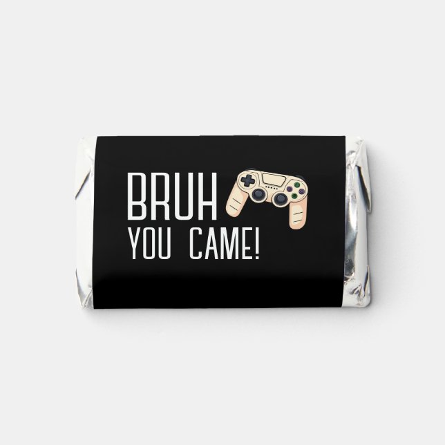 BRUH BIRTHDAY PARTY FAVOR CHOCOLATE (Front)