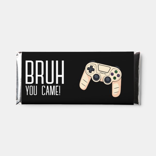 BRUH BIRTHDAY PARTY FAVOR CHOCOLATE HERSHEY BAR FAVORS (Front)