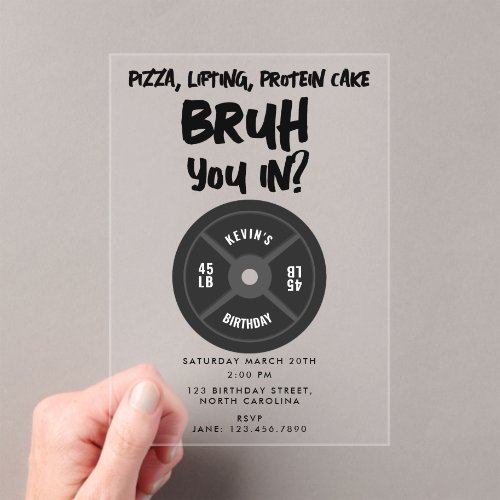 Bruh Boys Teenager Birthday Teen Boy Weights