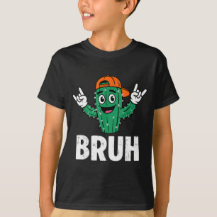 Bruh Cactus Funny Cinco De Mayo Dab Cactus Mens Bo T-Shirt