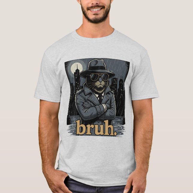 Bruh Cat T-Shirt (Front)
