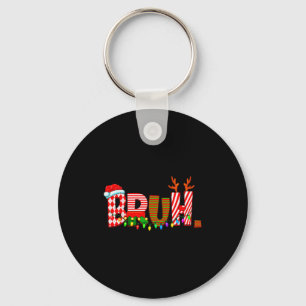 Bruh Christmas Costume Xmas Elf Santa Rudolph Pjs Keychain