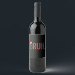 Bruh Christmas Gifts For Him Her Mom Dad Bro Sis  Wine Label<br><div class="desc">Bruh Christmas Gifts For Him Her Mom Dad Bro Sis Teenager Teen Cool Meme Trendy Sarcastic Christmas Retro</div>