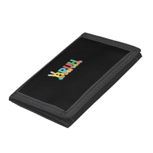 Bruh Easter Bunny Cute Meme For Kids _11 Tri-fold Wallet