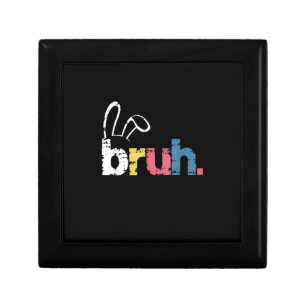 Bruh Easter Bunny Cute Meme For Kids _4 Gift Box