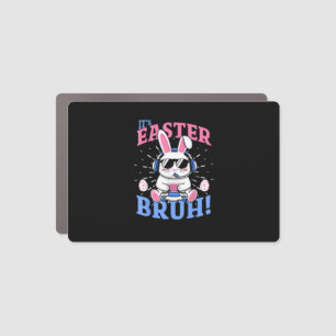 Bruh Easter Bunny Gamer Gaming Video Games Men Boy Car Magnet