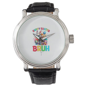 Bruh Easter Eggs Teens Boys Kids Easter Bunny East Watch