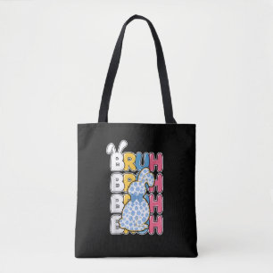 Bruh Easter for Teen Boys Kids Funny Happy Easter Tote Bag