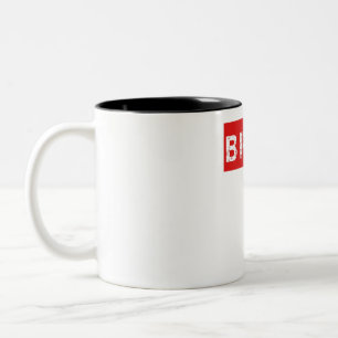 Bruh Funny Meme Saying Brother Greeting Gift Teens Two-Tone Coffee Mug