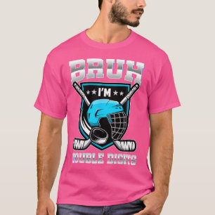 Bruh I'M Double Digits Ice Hockey 10Th Birthday 10 T-Shirt