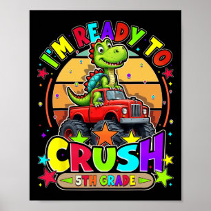 Bruh I'm In 5th Grade Dabbing Boys Kids Gamer Ck T Poster