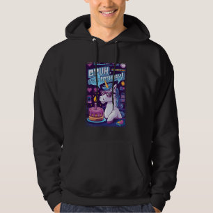 Bruh Its My Birthday Unicorn Girl Family Party Bda Hoodie