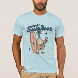 Bruh Its Summer Duck T-Shirt