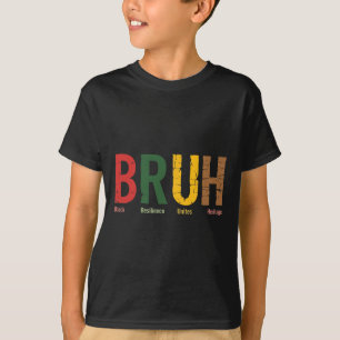 Bruh Meme Celebrate Black History Month Men Women  T-Shirt