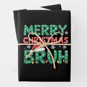 Bruh Meme Funny Saying Bro Greeting Christmas Wrapping Paper Sheets