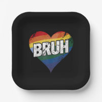 Bruh Meme Funny Saying Bro Greeting Gay LGBT Pride