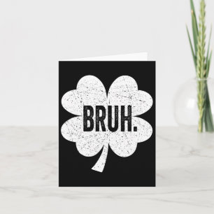 Bruh Meme Funny Saying Bro Greeting Teen Boy St Pa Card