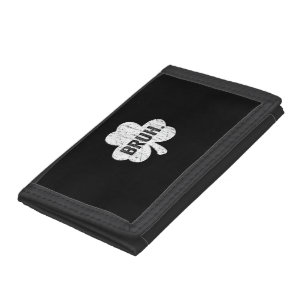 Bruh Meme Funny Saying Bro Greeting Teen Boy St Pa Tri-fold Wallet