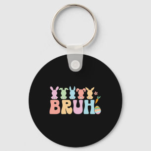 Bruh Meme Funny Saying Bro Greeting Teens Boys Eas Keychain