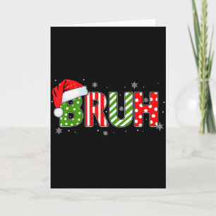 Bruh Meme Funny Saying Bro Greeting Teens Boys Men Card