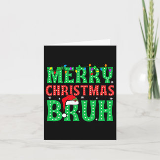 Bruh Meme Funny Saying Bro Greeting Teens Boys Men Card