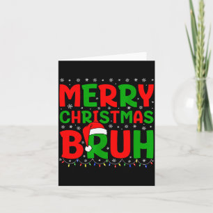 Bruh Meme Funny Saying Bro Greeting Teens Boys Men Card