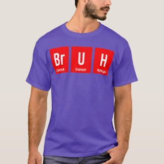 Bruh Meme Funny Saying Brother Greeting Teens Boys T-Shirt