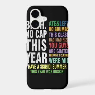 Bruh No Cap This Year Ate & Left No Crumbs This Cl iPhone 17 Case