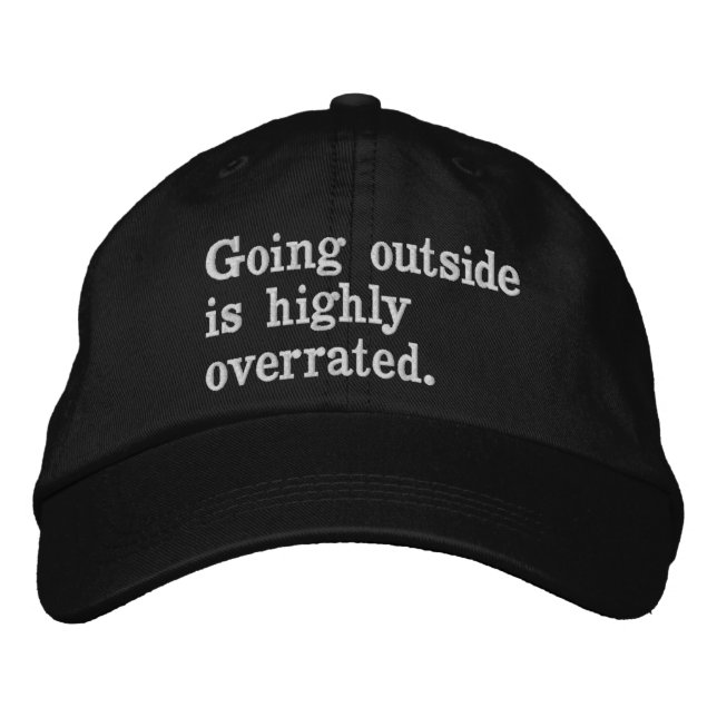 bruh one word minimalism design embroidered baseball cap (Front)