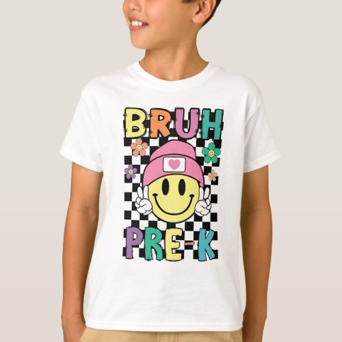 Bruh Pre-K Back-to-School Shirt