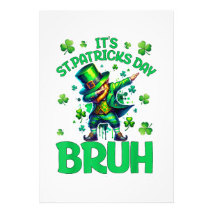Bruh St Patricks Day Photo Print