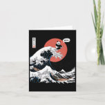 Bruh The Great Wave Kanagawa Funny Japanese Surfin Card