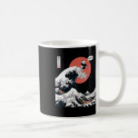Bruh The Great Wave Kanagawa Funny Japanese Surfin Coffee Mug