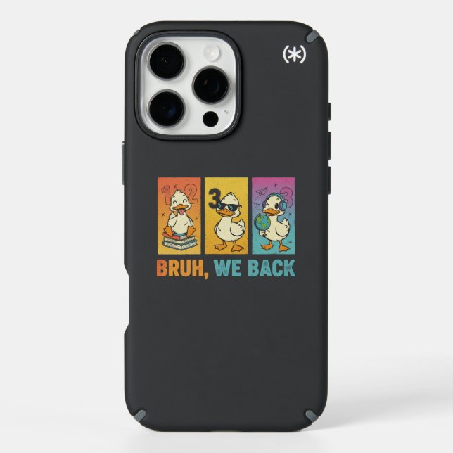 Bruh We Back Funny Ducks Speck iPhone Case (Front)