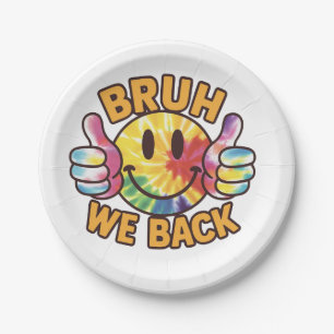 Bruh we back paper plates