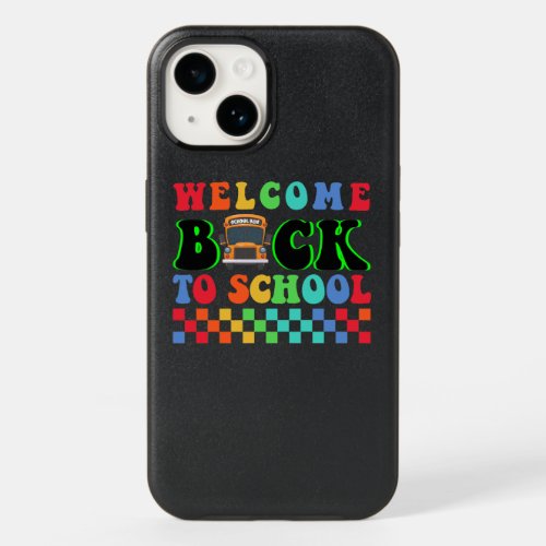 Bruh We Back Teachers Groovy OtterBox iPhone 14 Case