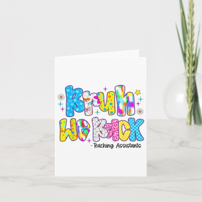 Bruh We Back Teaching Istants Funny Back To School Card (Front)