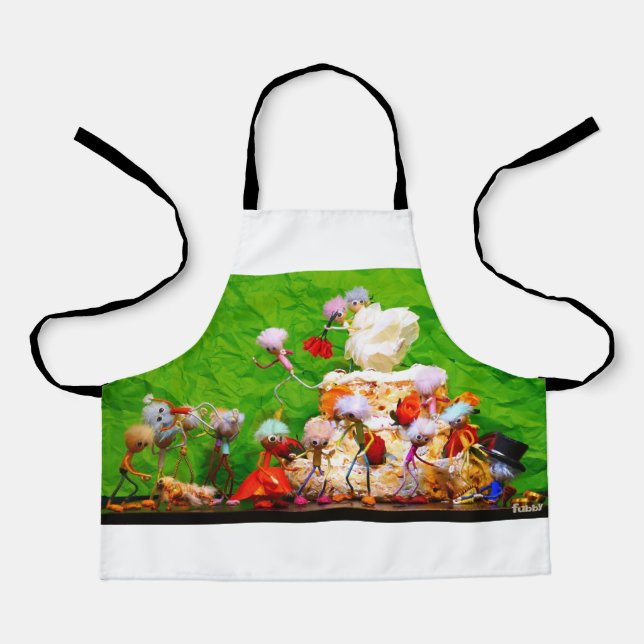 Bruidsfeest van de Fubby's. Apron (Front)
