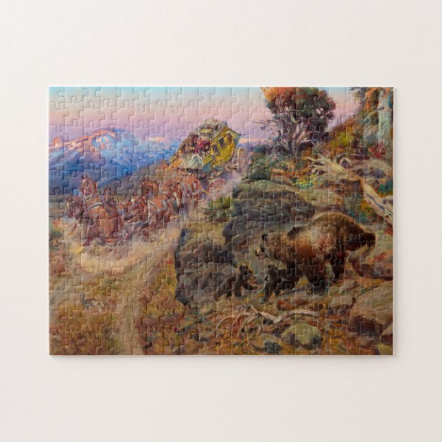 Bruin Not Bunny Turned the Leaders,1924 by Russell Jigsaw Puzzle (Horizontal)