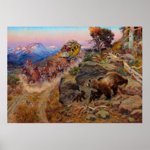 Bruin Not Bunny Turned the Leaders,1924 by Russell Poster