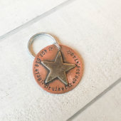 Bruiser Sheriff Copper Pet Tag (Top)