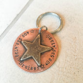 Bruiser Sheriff Copper Pet Tag (Front)