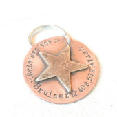 Bruiser Sheriff Copper Pet Tag (Front)