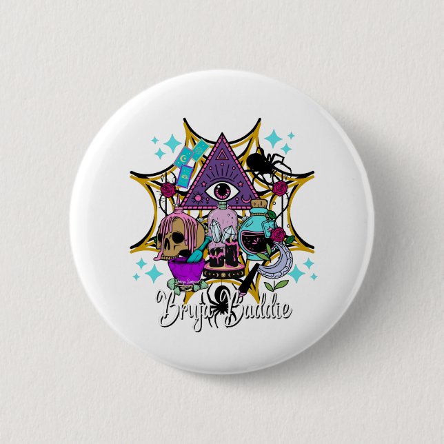 Bruja Baddie Button (Front)